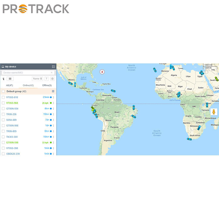 Online na GPS Tracking System IOS At Android