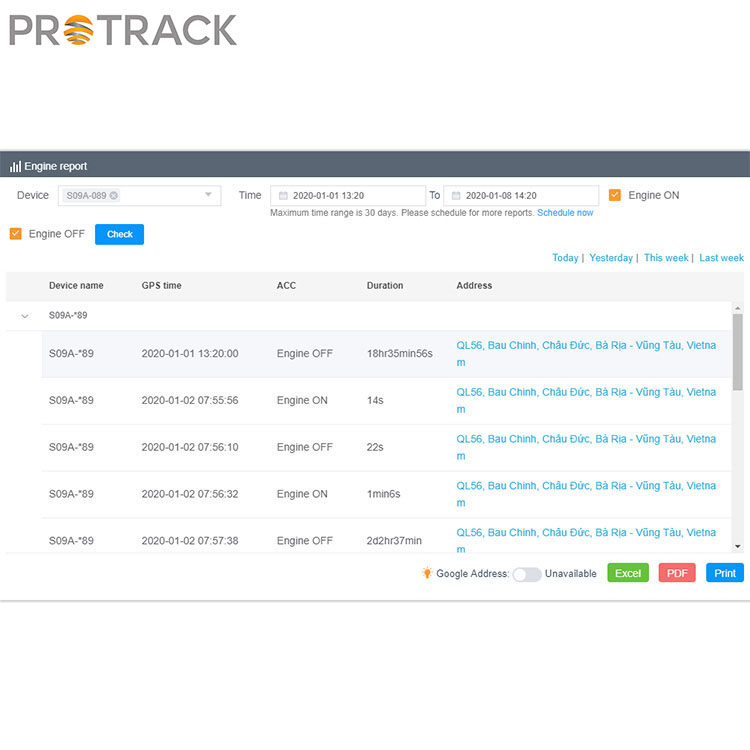 Cloud-Based GPS Pagsubaybay sa Software